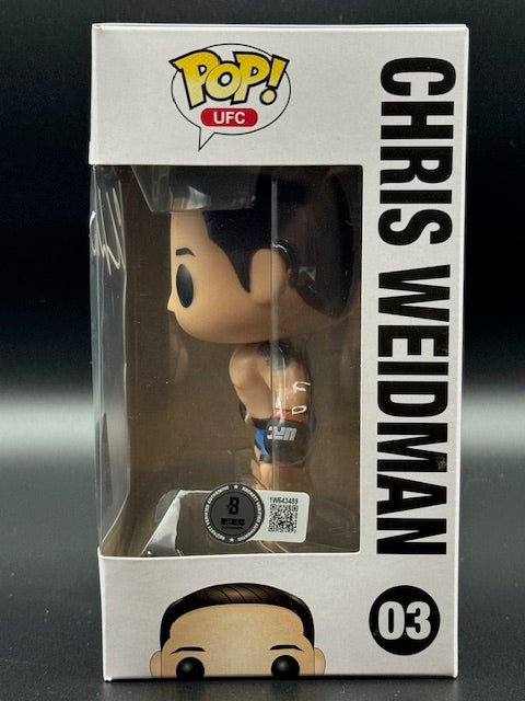 Chris Weidman UFC Signed Funko Pop #03 - Curators Corner LLC