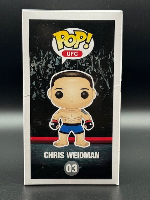 Chris Weidman UFC Signed Funko Pop #03 - Curators Corner LLC
