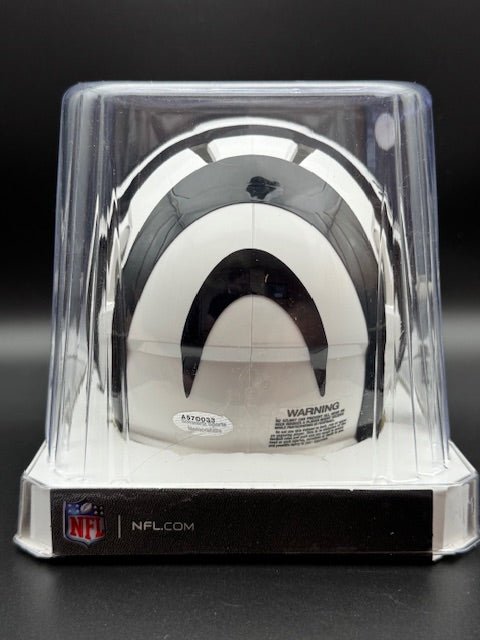Corey Dillon Signed Alternate White Bengals Mini Helmet - Curators Corner LLC