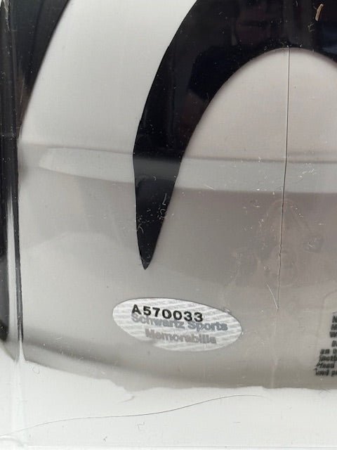 Corey Dillon Signed Alternate White Bengals Mini Helmet - Curators Corner LLC