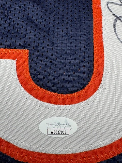 Dan Hampton Signed and Inscribed Custom Jersey - Curators Corner LLC