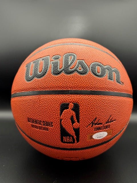 Dennis Rodman Signed Wilson Basketball JSA Authentication - Curators Corner LLC