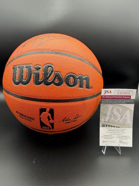 Dennis Rodman Signed Wilson Basketball JSA Authentication - Curators Corner LLC