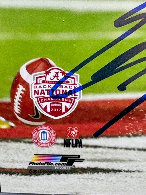 Eddie Lacy Signed Alabama Crimson Tide 8x10 Photograph PSA/DNA Certification - Curators Corner LLC