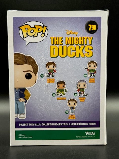 Emilio Estevez Signed The Might Ducks Coach Bombay Funko Pop #790 - Curators Corner LLC