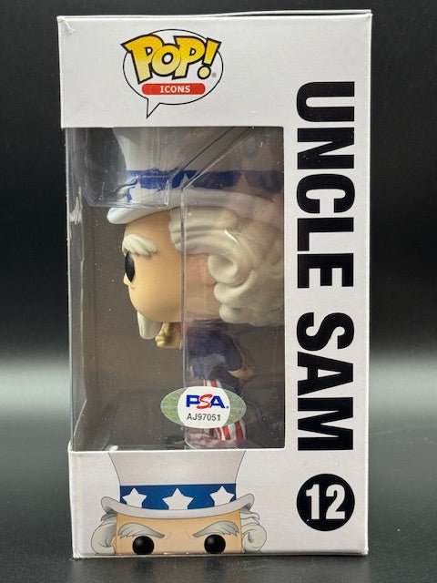 Frank Murray Signed American History Uncle Sam Funko Pop #12 - Curators Corner LLC