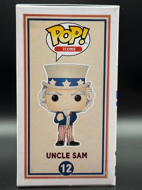 Frank Murray Signed American History Uncle Sam Funko Pop #12 - Curators Corner LLC