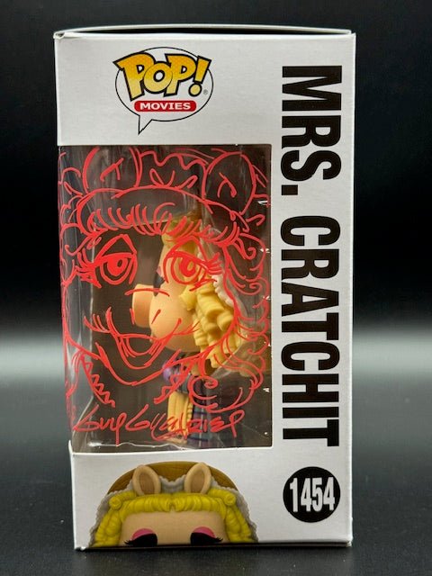 Guy Gilchrist Signed and Sketched Muppet Christmas Carol Mrs. Cratchit Funko Pop #1454 - Curators Corner LLC