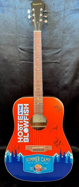 Hootie and the Blowfish Signed Epiphone Acoustic Guitar - Curators Corner LLC
