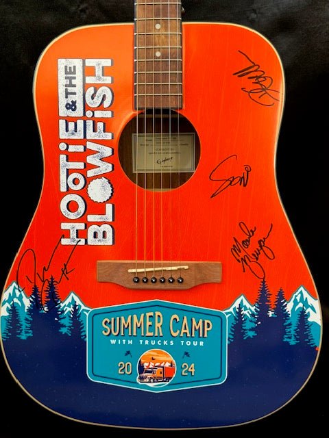 Hootie and the Blowfish Signed Epiphone Acoustic Guitar - Curators Corner LLC