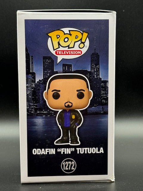 Ice - T Signed Law and Order SVU Odafin "Fin" Tutuola Funko Pop #1272 - Curators Corner LLC
