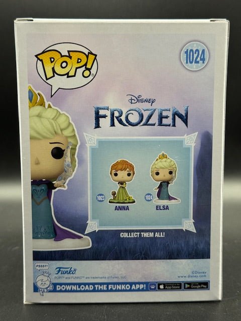 Idina Menzel Signed "Frozen" #1024 Elsa Funko Pop! (JSA) - Curators Corner LLC