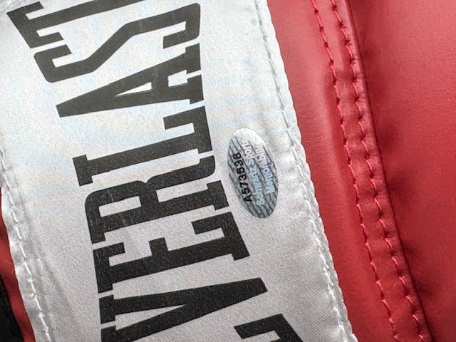 Iran Barkley Signed and Inscribed Everlast Boxing Glove - Curators Corner LLC