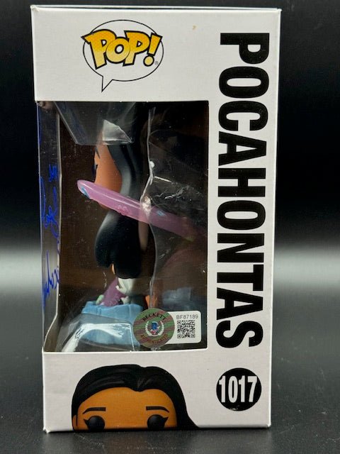 Irene Bedard Signed Pocahontas Funko Pop #1017 - Curators Corner LLC