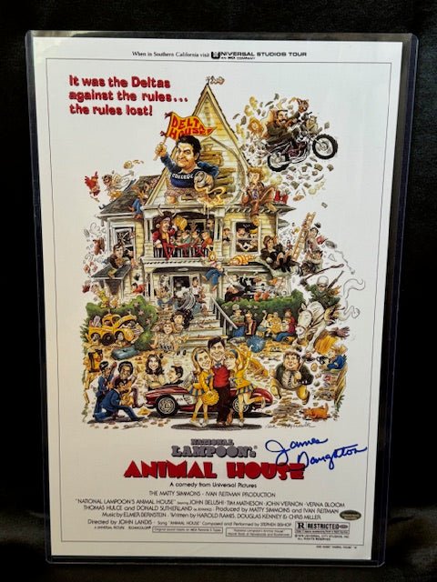 James Daughton Signed Animal House Movie Poster 11x17 - Curators Corner LLC