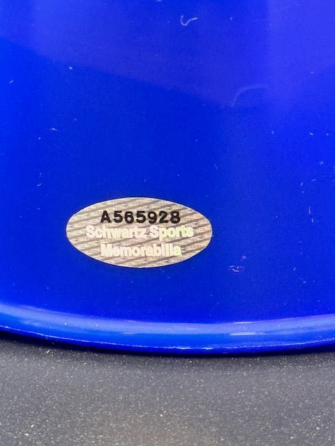 Jerome Walton Signed and Inscribed Replica Helmet - Curators Corner LLC