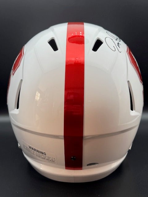 Jim Plunkett Signed Stanford Cardinals Full Size Replica Speed Helmet - Curators Corner LLC
