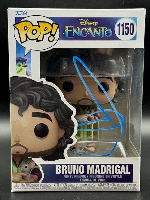 John Leguizamo Signed Bruno Madrigal Funko Pop #1150 - Curators Corner LLC