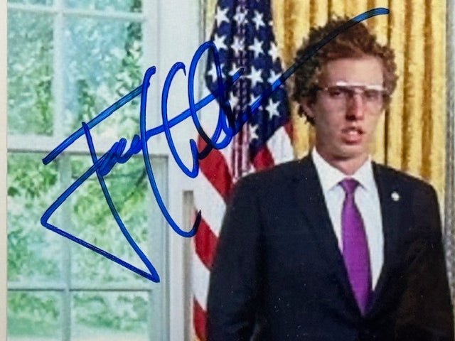Jon Heder and Efren Ramirez Signed Presidential Photo 8x12 - Curators Corner LLC