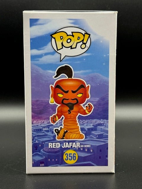 Jonathan Freeman Signed Red Jafar Funko Pop #356 - Curators Corner LLC