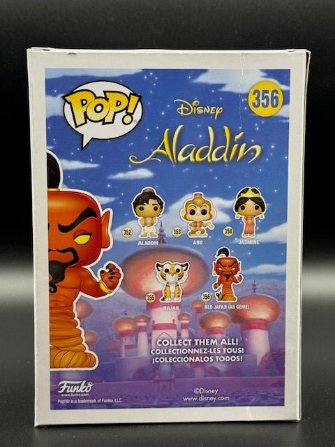 Jonathan Freeman Signed Red Jafar Funko Pop #356 - Curators Corner LLC
