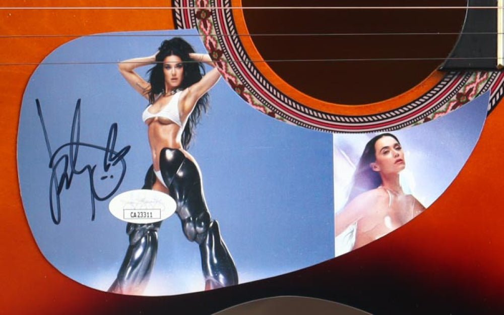 Katy Perry Signed 38" Acoustic Guitar (JSA) - Curators Corner LLC