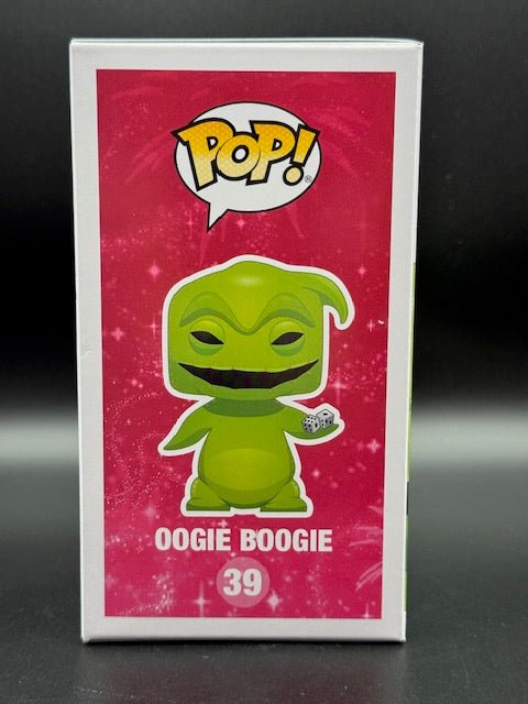 Ken Page Signed and Inscribed Disney Store Oogie Boogie Funko Pop #39 - Curators Corner LLC