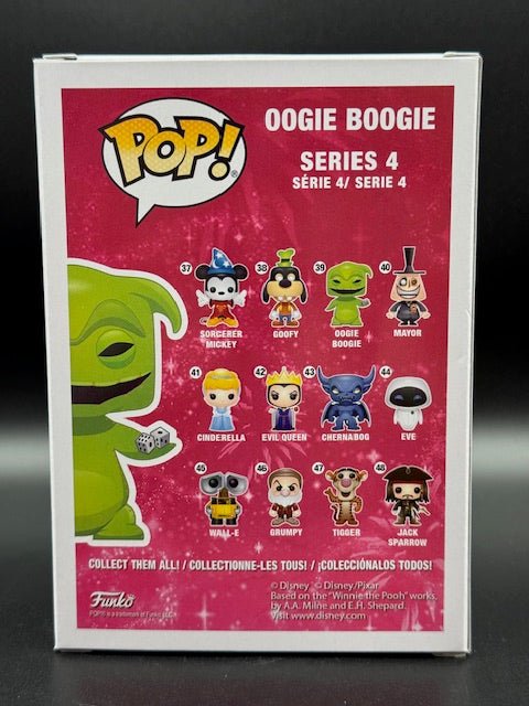 Ken Page Signed and Inscribed Disney Store Oogie Boogie Funko Pop #39 - Curators Corner LLC