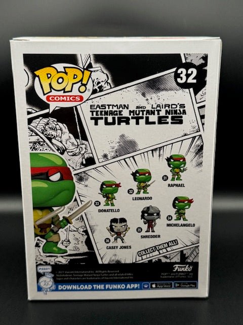 Kevin Eastman Signed Leonardo Funko Pop #32 - Curators Corner LLC