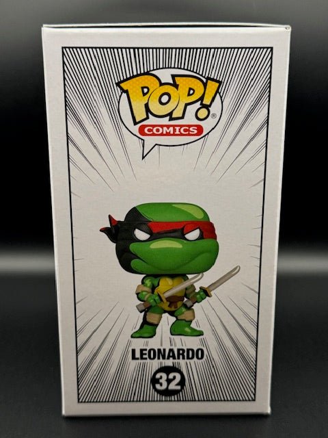 Kevin Eastman Signed Leonardo Funko Pop #32 - Curators Corner LLC