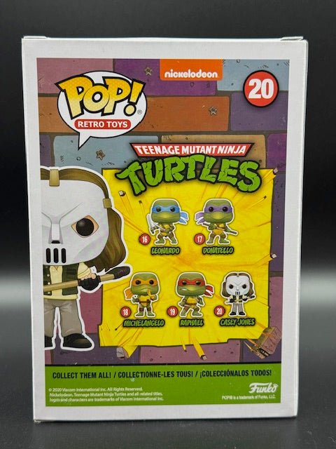 Kevin Eastman Signed Teenage Mutant Ninja Turtles Casey Jones Funko Pop #20 - Curators Corner LLC