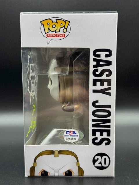 Kevin Eastman Signed Teenage Mutant Ninja Turtles Casey Jones Funko Pop #20 - Curators Corner LLC