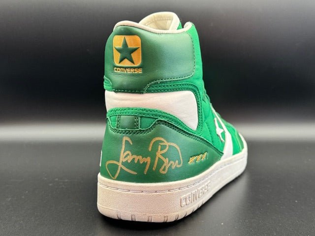 Larry Bird Signed Special Edition Converse 1984 Boston Celtics Championship with display case - Curators Corner LLC