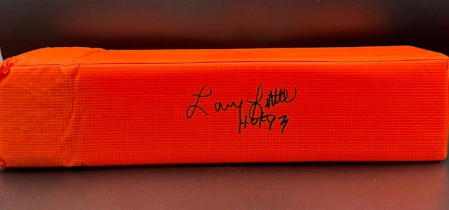 Larry Little Signed and Inscribed End Zone Pylon - Curators Corner LLC