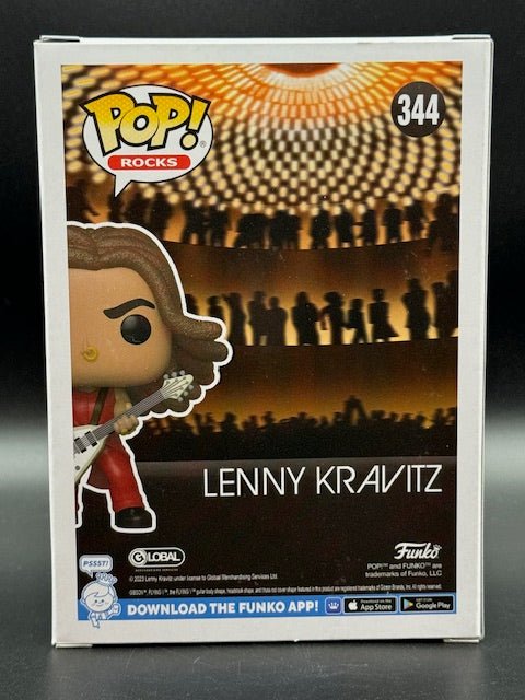 Lenny Kravitz Signed Pop Rocks Lenny Kravitz Funko Pop #344 - Curators Corner LLC