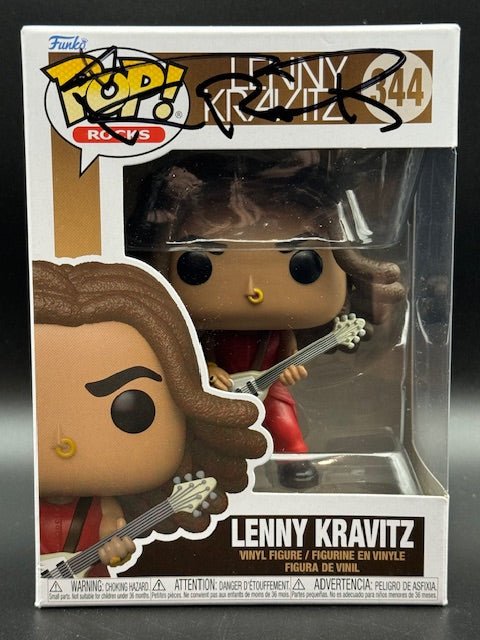 Lenny Kravitz Signed Pop Rocks Lenny Kravitz Funko Pop #344 - Curators Corner LLC