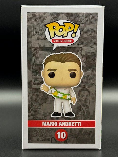 Mario Andretti Signed Funko Pop #10 - Curators Corner LLC