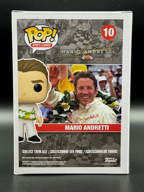 Mario Andretti Signed Funko Pop #10 - Curators Corner LLC