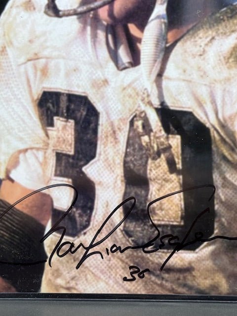 Mark Van Eeghan Signed 8x10 Raiders Photograph - Curators Corner LLC