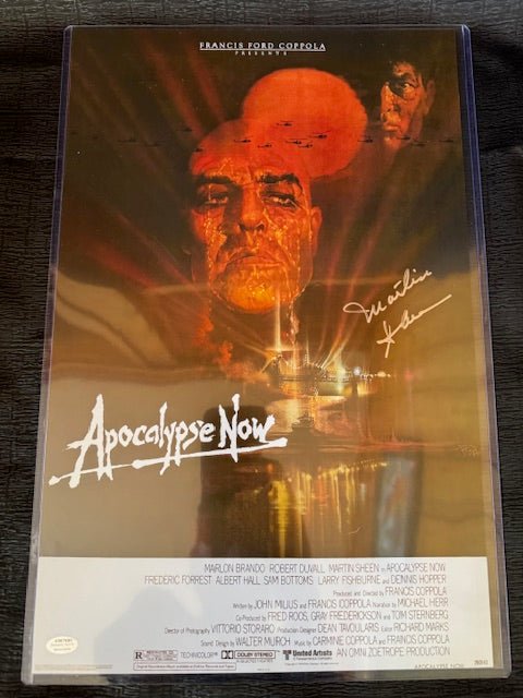 Martin Sheen Signed Apocalypse Now Movie Poster - Curators Corner LLC