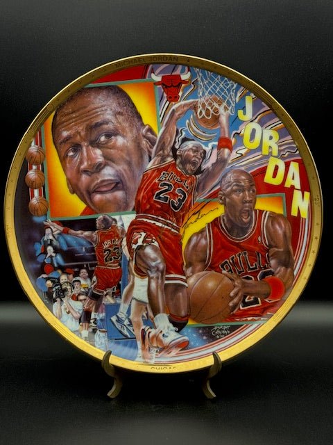 Michael Jordan LE 1991 Sports Impressions Commemorative 10" Ceramic Plate - Curators Corner LLC