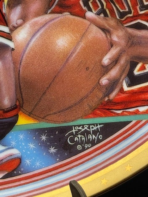 Michael Jordan LE 1991 Sports Impressions Commemorative 10" Ceramic Plate - Curators Corner LLC