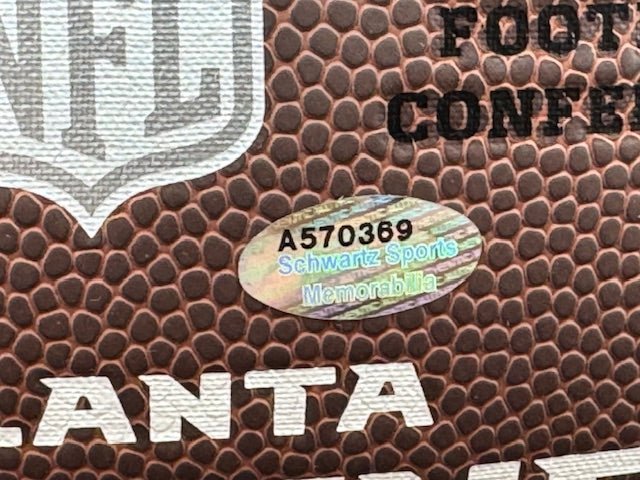Michael Vick Signed Atlanta Falcons Team Football - Curators Corner LLC