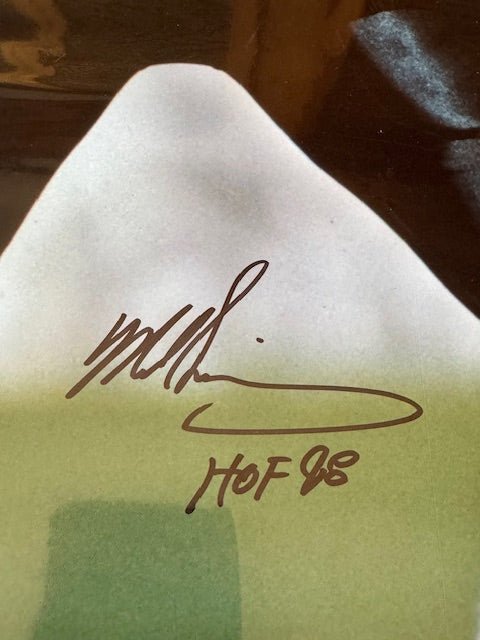 Mike Singletary Signed and Inscribed Photograph 16x20 - Curators Corner LLC