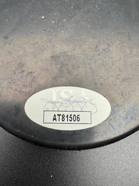 Milan Hejduk Signed Avalance Hockey Puck #23 - Curators Corner LLC