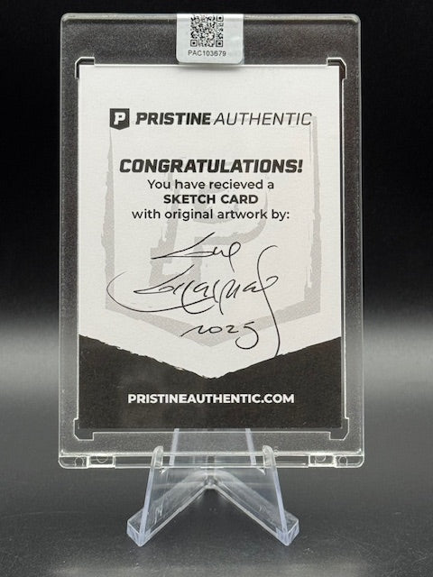 Miss Piggy Original Sketch Card Signed by Artist Guy Gilchrist - Curators Corner LLC