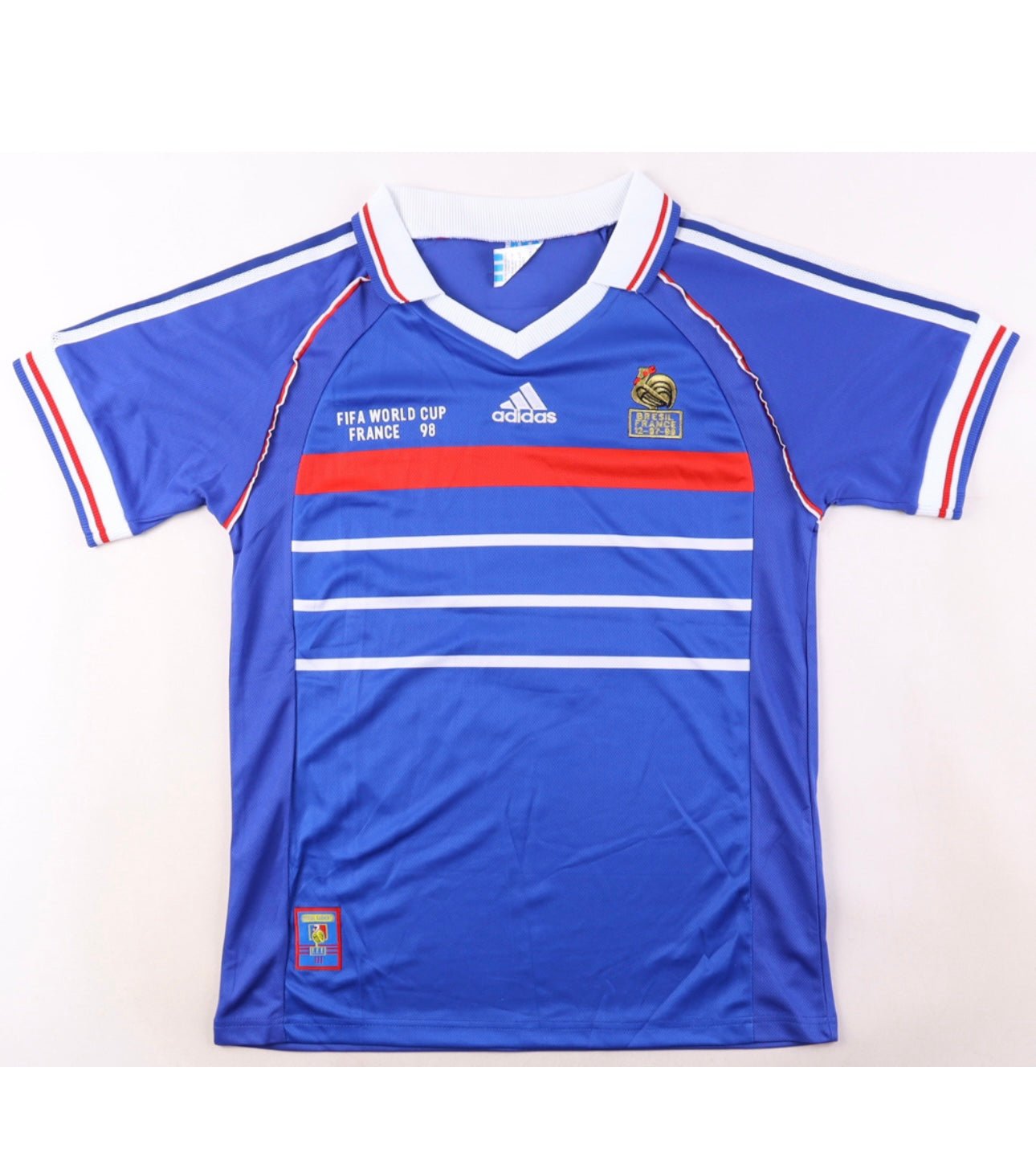Patrick Vieira Signed France Adidas Jersey - Curators Corner LLC