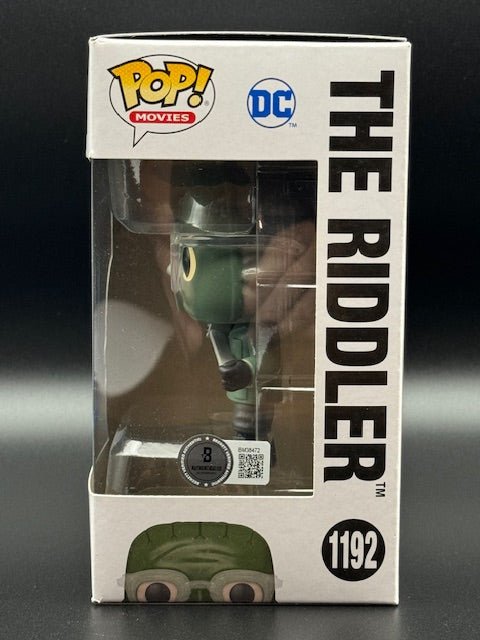 Paul Dano Signed Batman The Riddler Funko Pop #1192 - Curators Corner LLC