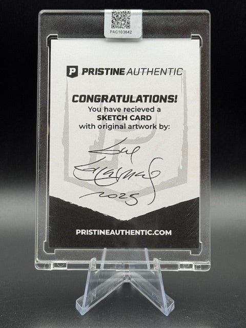 Pink Panther Sketch Card Signed by Guy Gilchrist - Curators Corner LLC