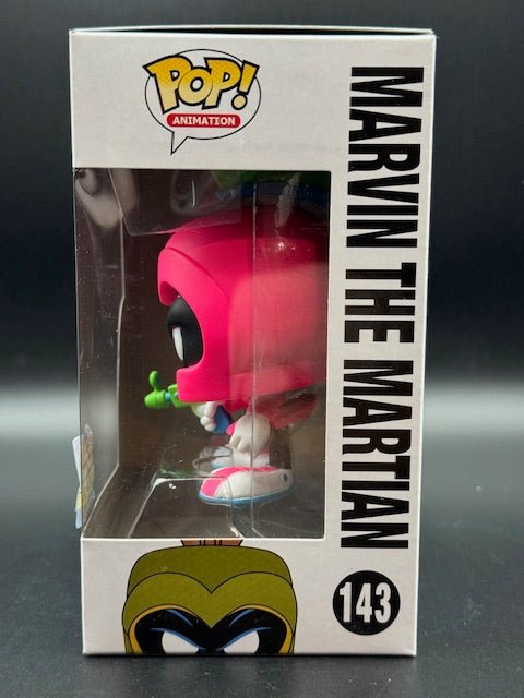 Pop! Animation Duck Dodgers Marvin The Martian Black Light Funko Pop #143 - Curators Corner LLC
